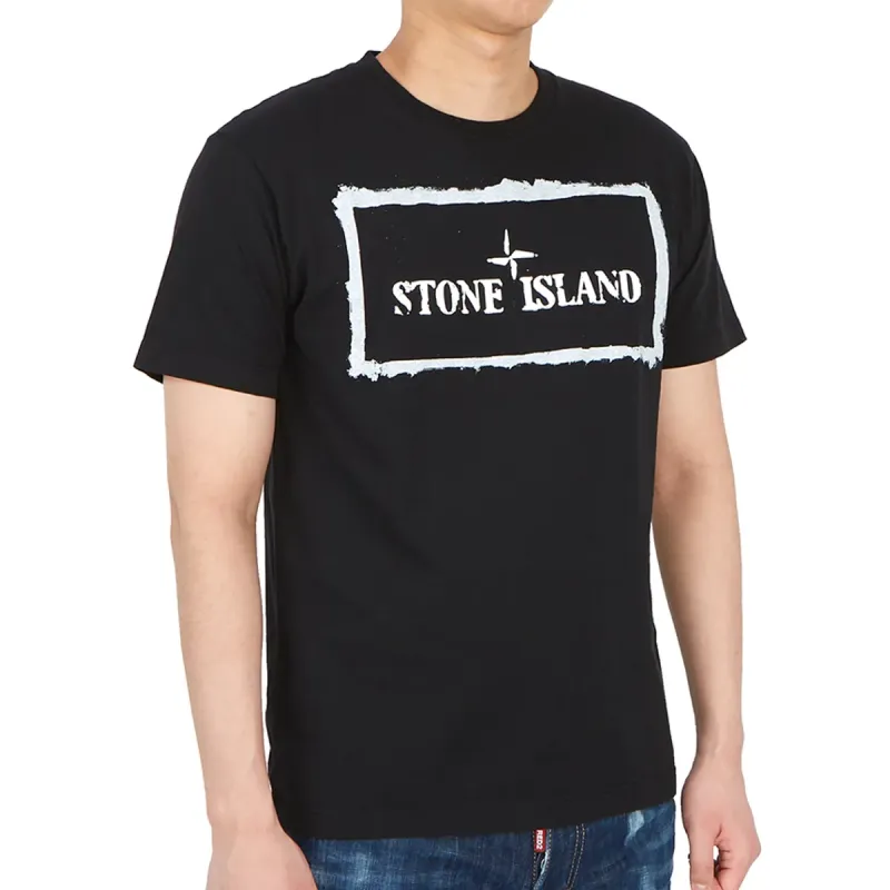 STONE ISLAND SS21 T Shirt Men's Black-4