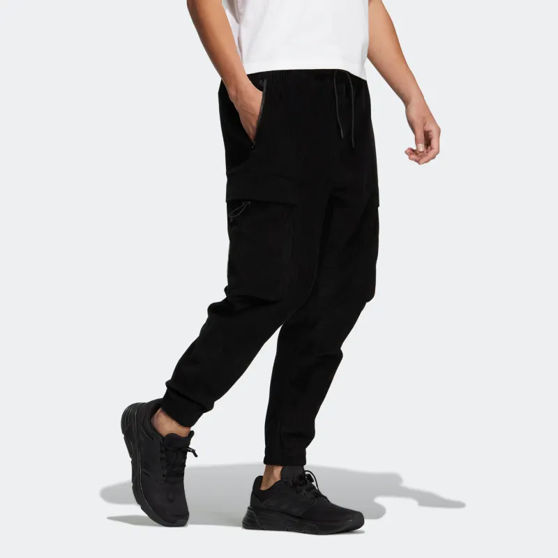Adidas Knitted Sweatpants Men's Black-3