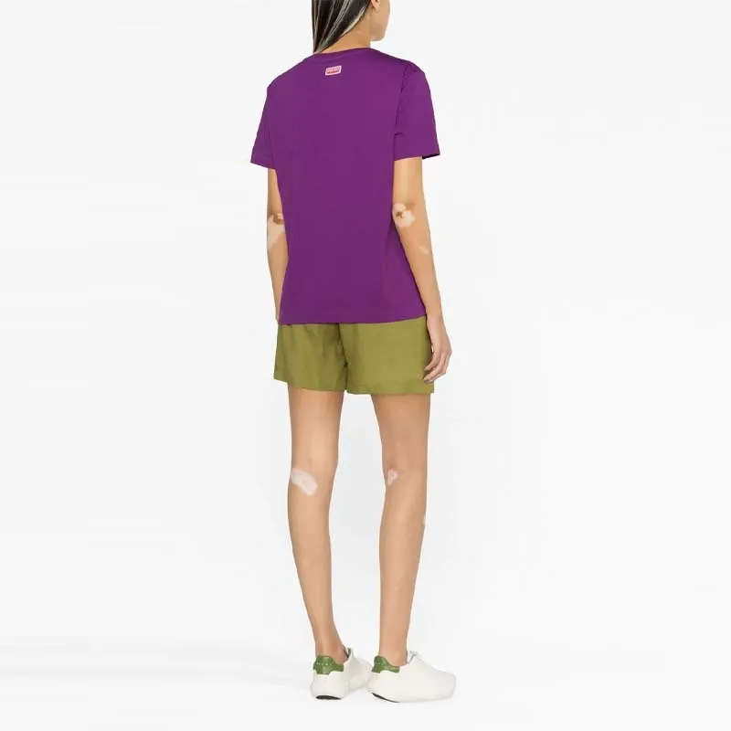 KENZO Boke Flower Series T Shirts Women's Purple-3
