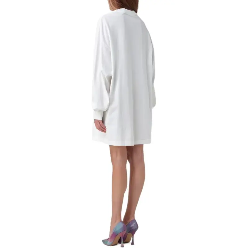 PALM ANGELS Logo print T shirt Dress-4