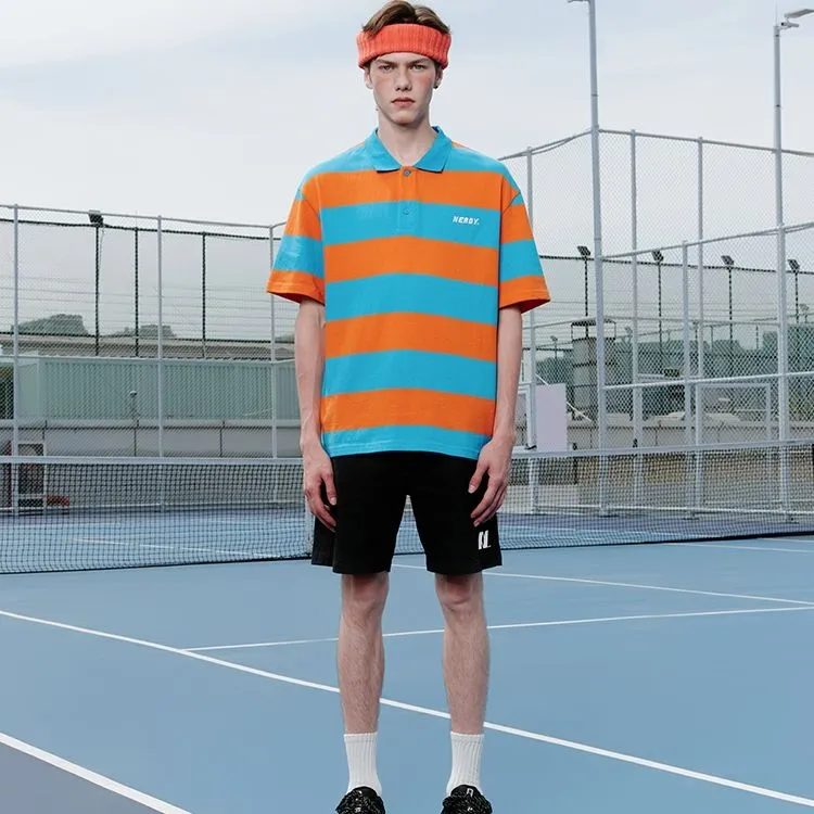Nerdy Polo Shirts Unisex Blue-7