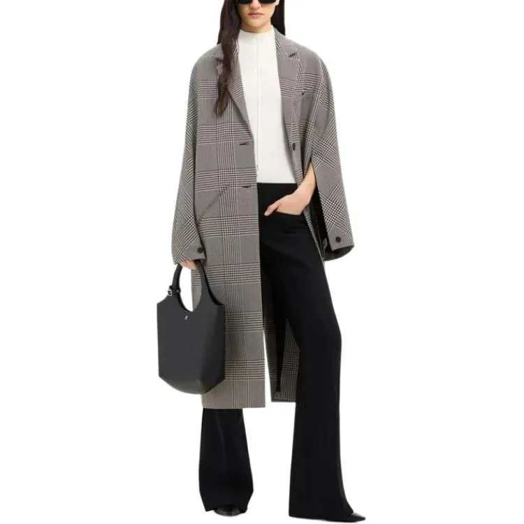 Courrèges Prince Of Wales Long Coat-1