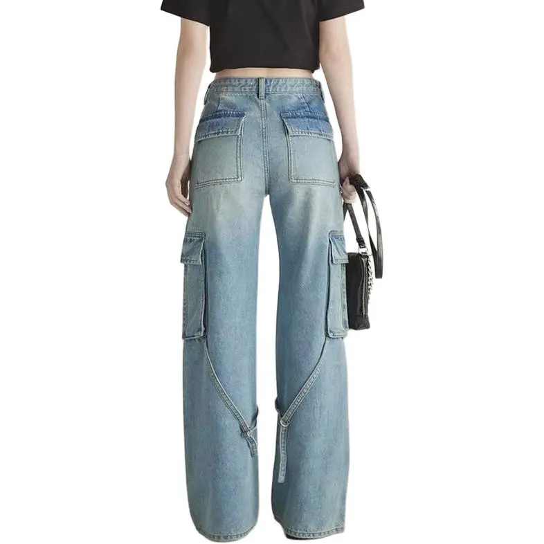 NHZN Jeans Unisex Retro Shallow-5