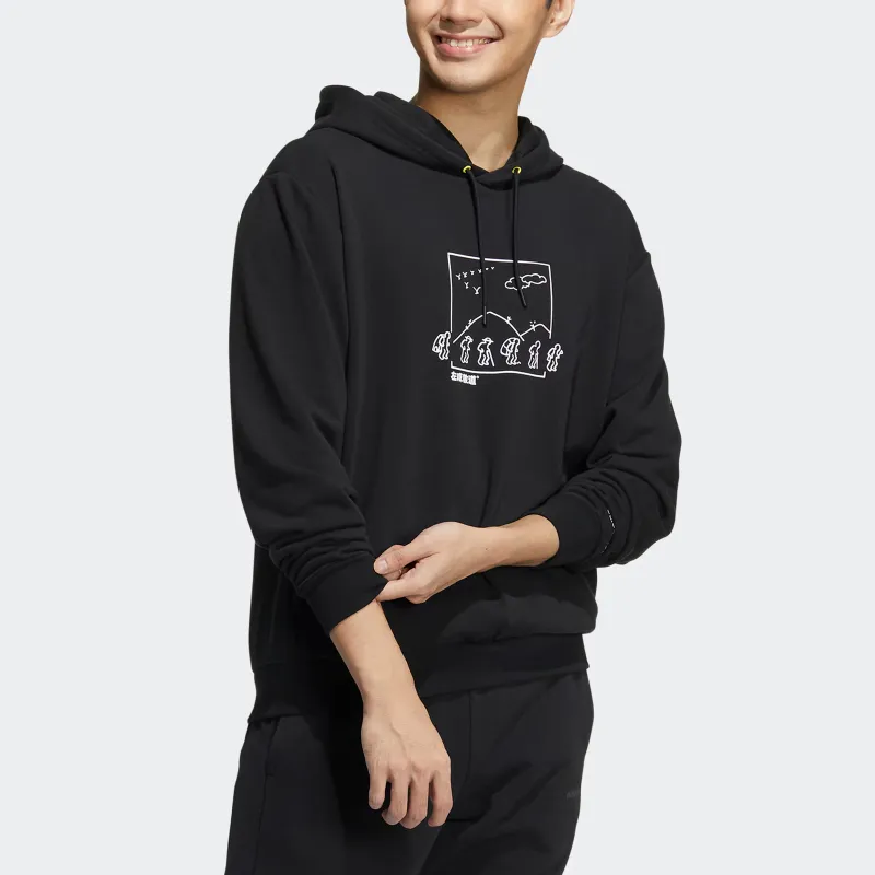 Left Hamton Road X Adidas Neo Sweatshirts Unisex Black-4