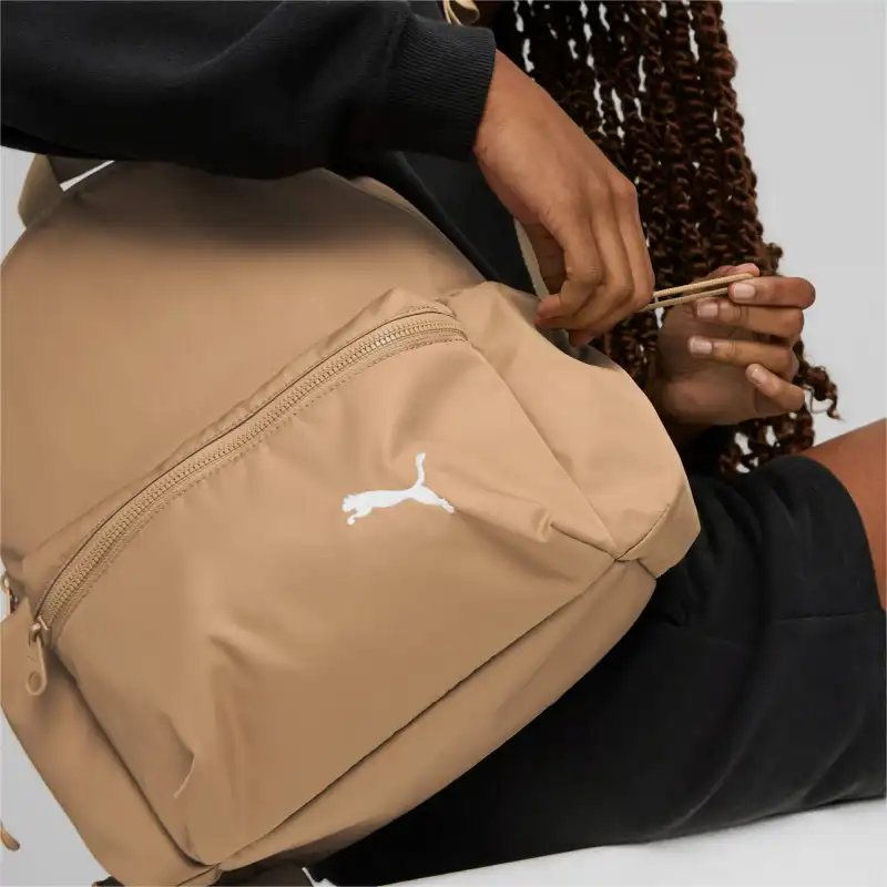 PUMA Polyester Backpack Regular Women's Khaki-3