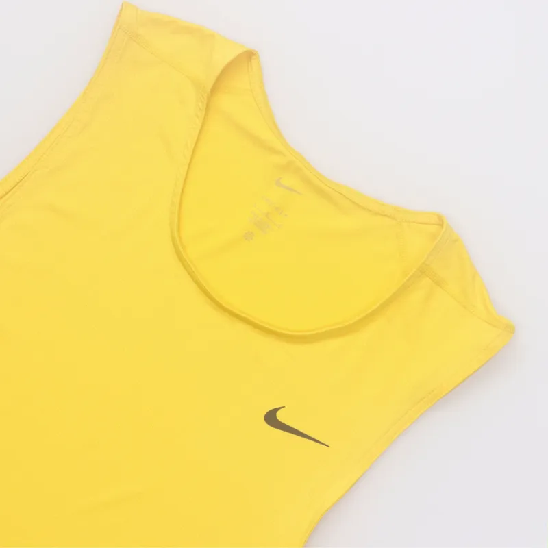 Nike DRI FIT READY Tank Tops Men's Yellow-2