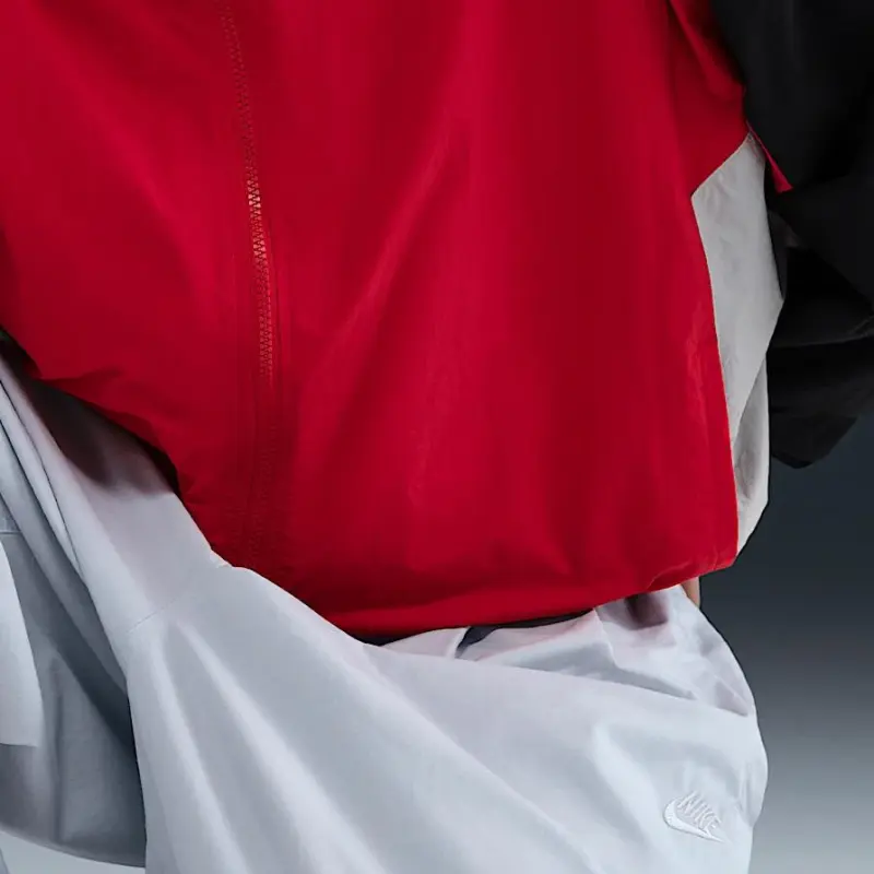Nike Club Jacket Men's Black Red 657-2