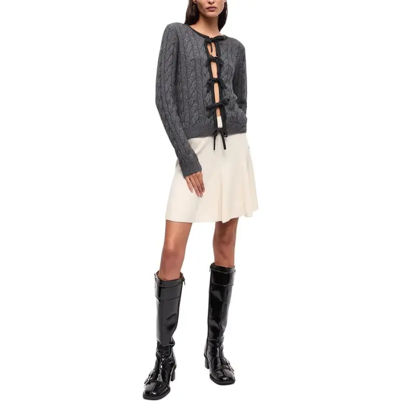 GANNI FW24 Sweater Women's Phantom Black-1
