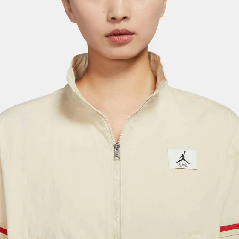 Jordan Jacket Fall Women's Beach Light Yellow-3