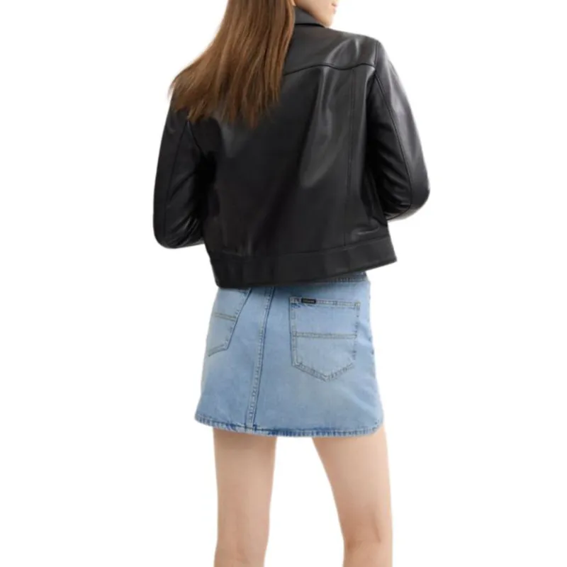 COACH Denim Short Skirts Women's Light Blue-2