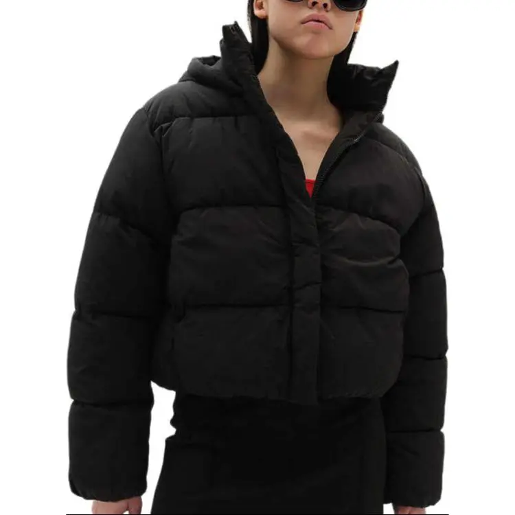 H&M Puffer Jacket Women's Black-1