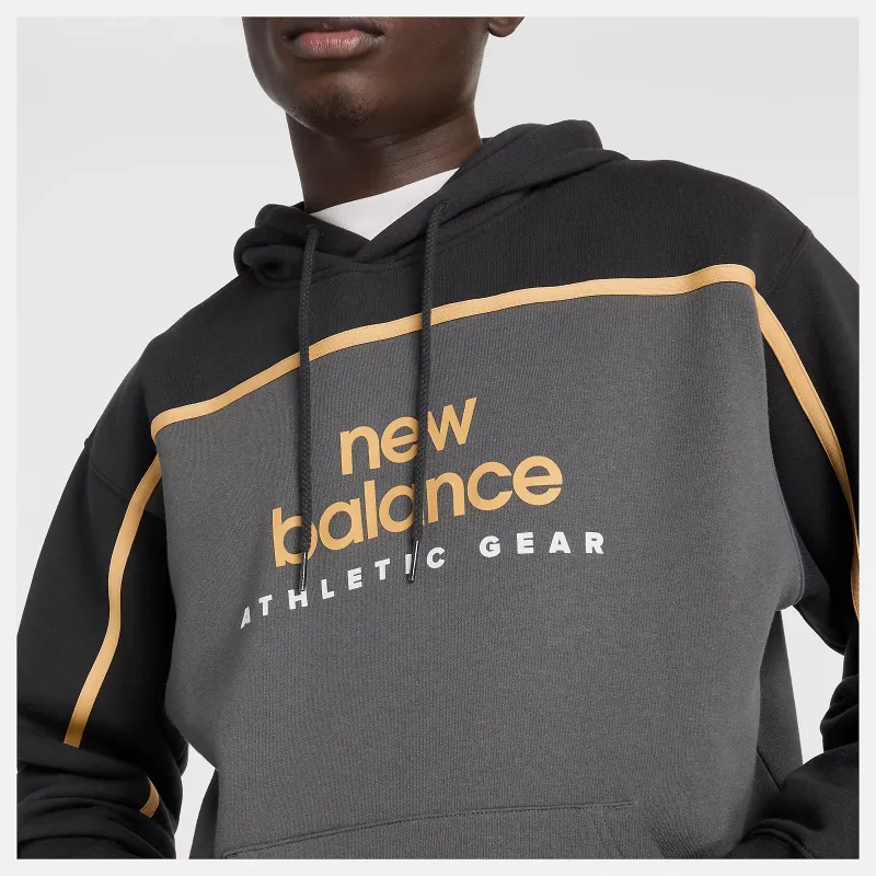 New Balance Classics Fleece Hoodi Sweatshirt Men's Black-3