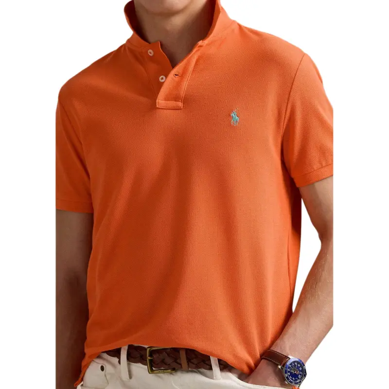 Polo Ralph Lauren Logo Embroidered Short Sleeved Polo Shirt-4