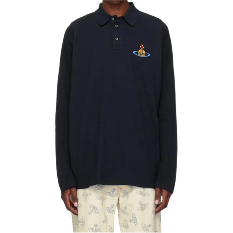 Vivienne Westwood Polo Shirt Men's Marine Blue-2