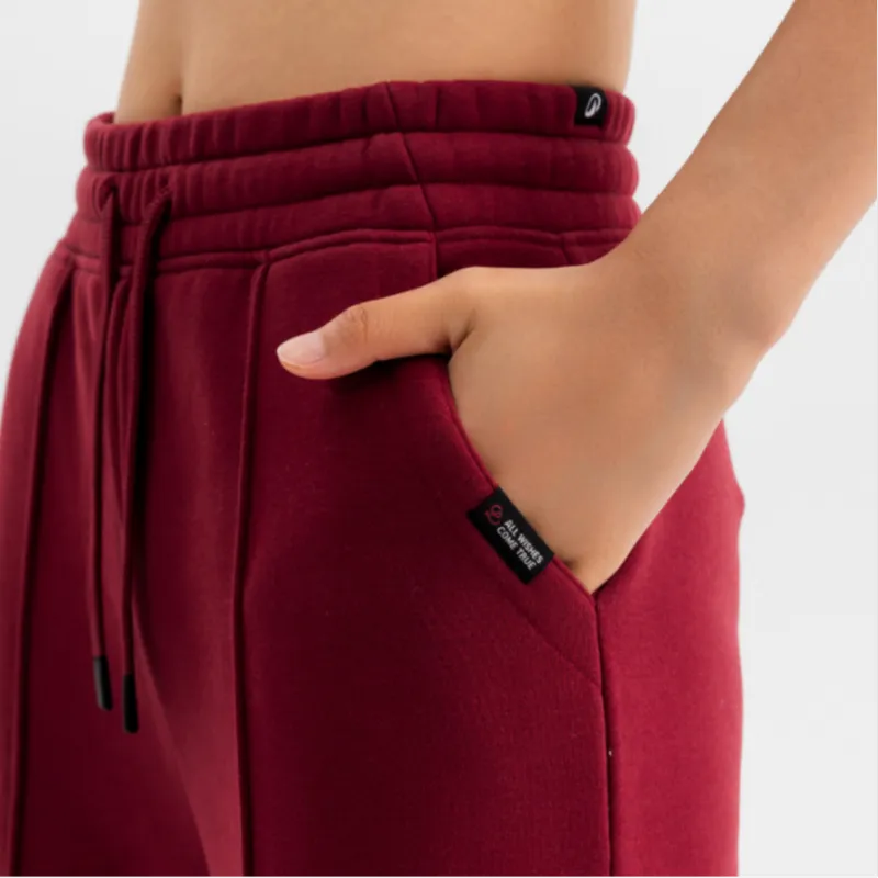 DECATHLON Sports Pants Women's Burgundy Red-2