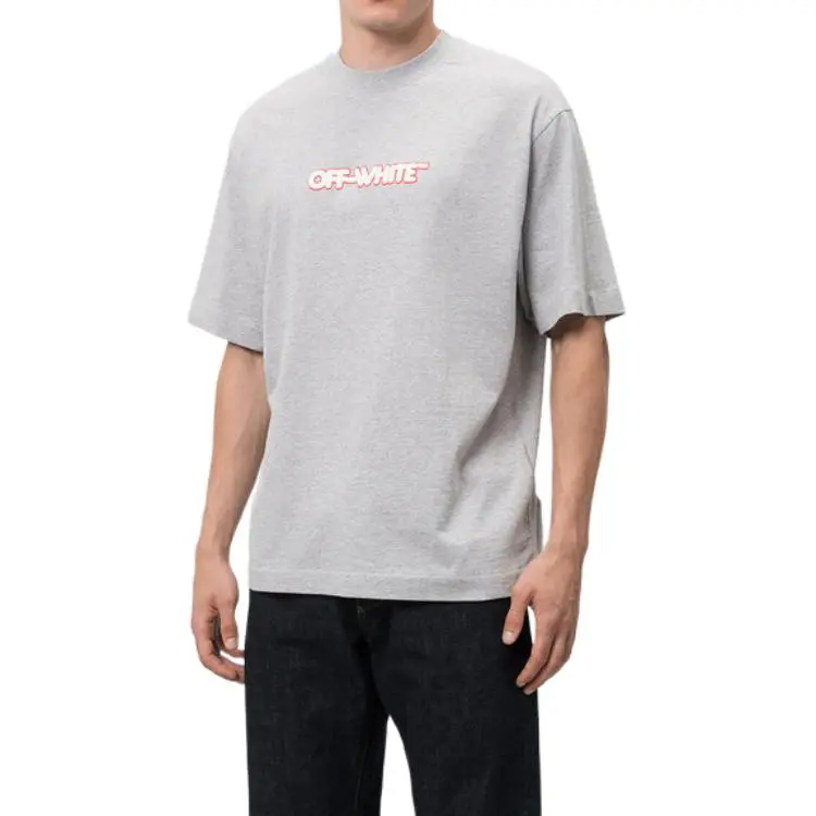OFF WHITE Round Logo Skate Crewneck T Shirt-3