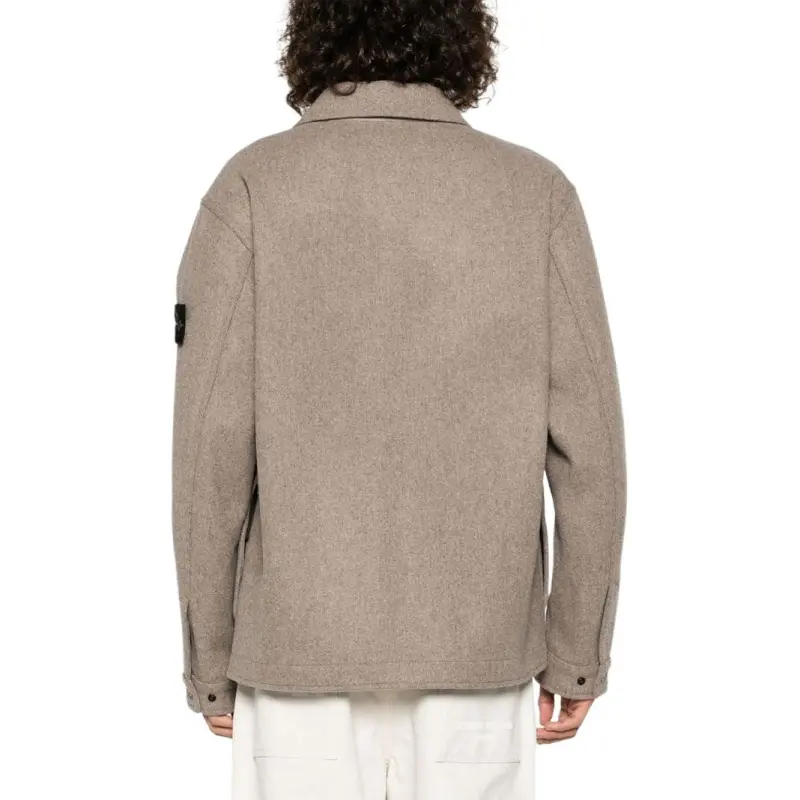 STONE ISLAND Lighter Outerwear Jacket 'Dove Grey'-3