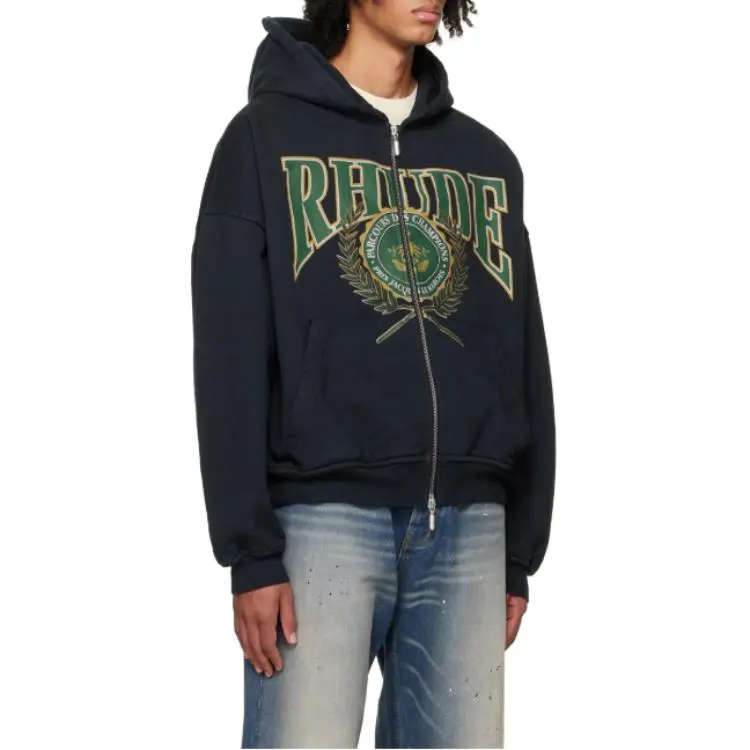 RHUDE Parcours Des Champions Zip Hoodie-3