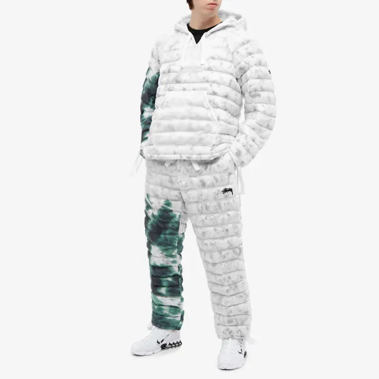 Nike X Stussy Insulated Pullover Jacket 'White/Gorge Green'-4