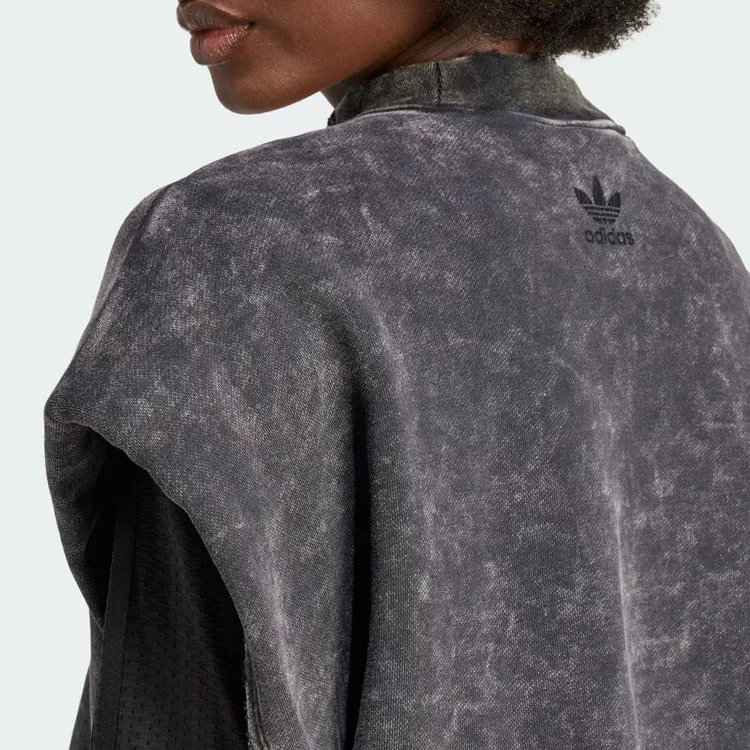 Adidas Originals Premium Shoulder Pad Top Crop Tops Women's Black-3