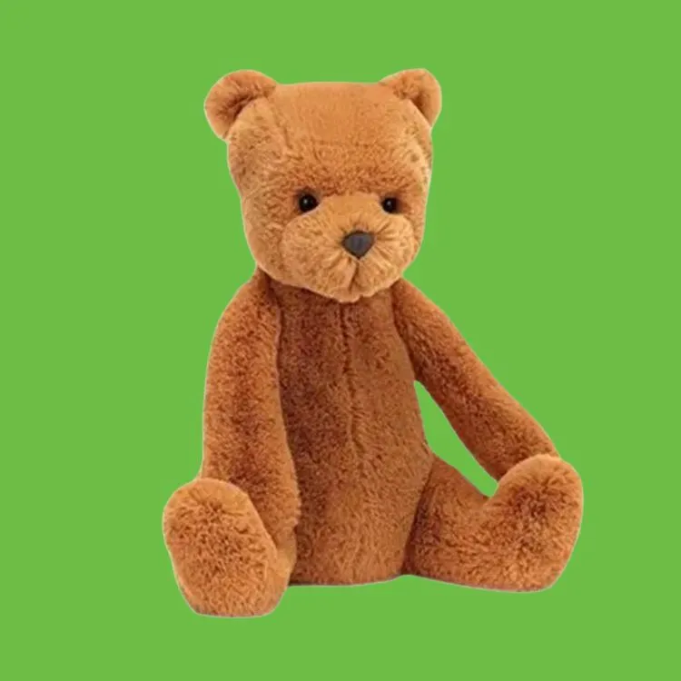 JELLYCAT Bashful Ginger Bear Stuffed Animal-3