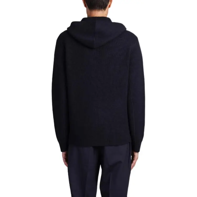 THEORY Hooded Knitted Cardigan-1
