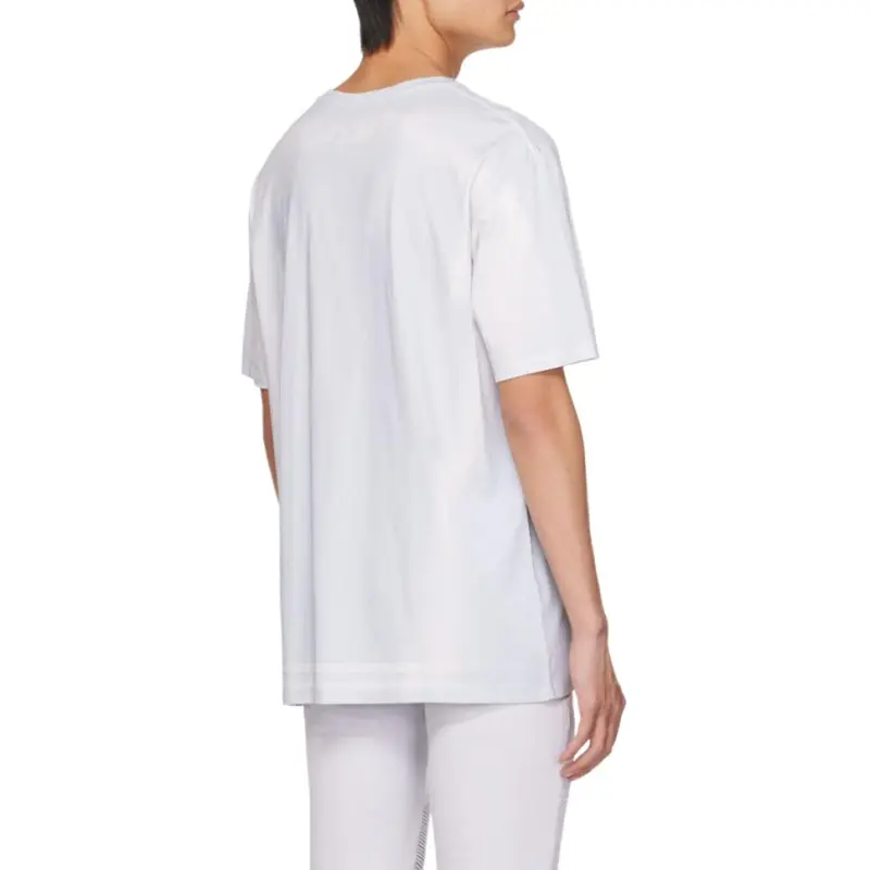 BALMAIN T Shirts Men White Blue-4
