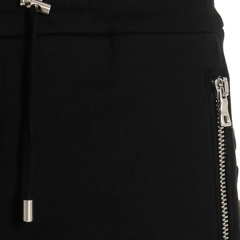 BALMAIN Embossed-logo Bermuda Shorts-3