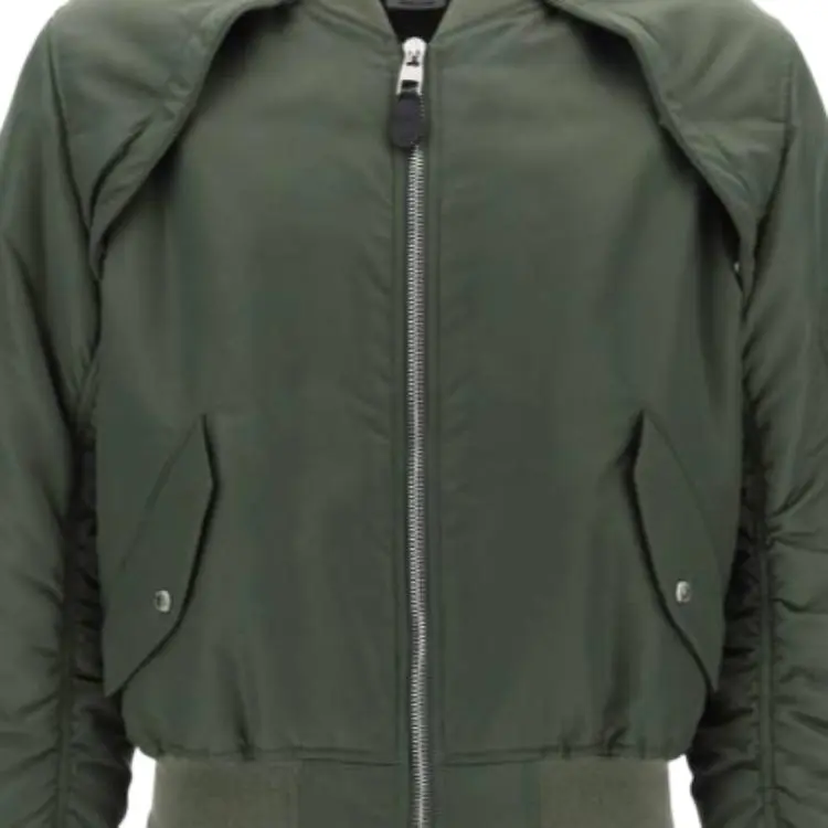 Alexander McQueen Zip Up Bomber Jacket-5