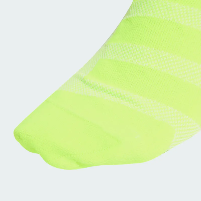 Adidas Climacool RUNXADIZEROSOCK Ankle Socks Unisex 1 Pack White/Bright Lemon-3