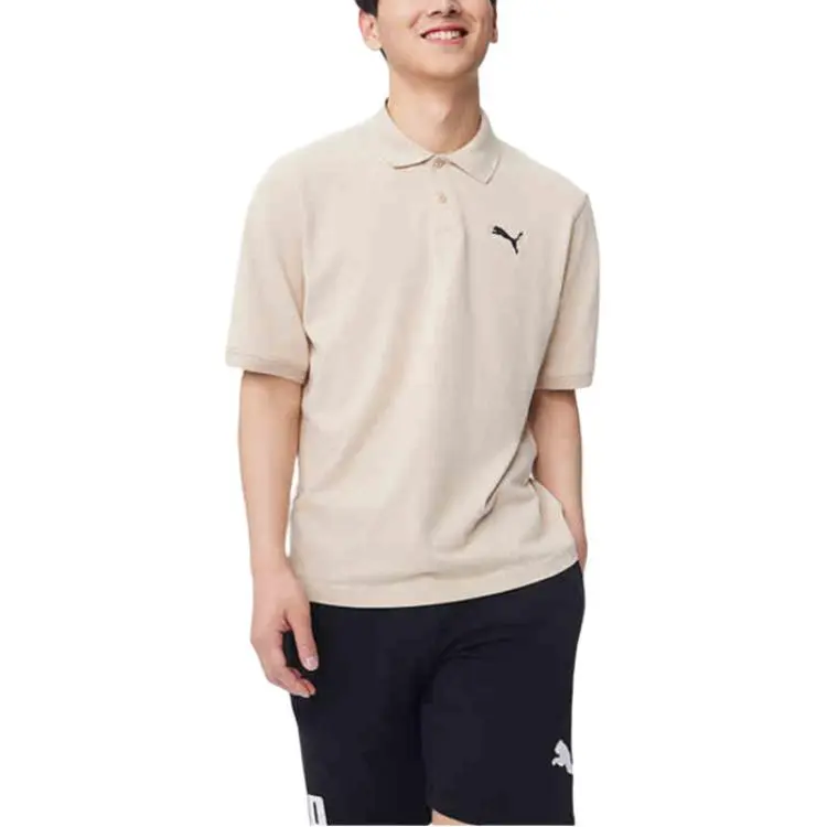 PUMA ESSPIQUE SS25 Polo Shirt Men's Oat-2