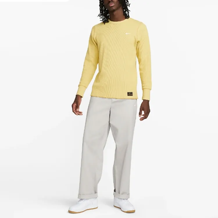 Nike Sweatshirts Men Light Yellow-2