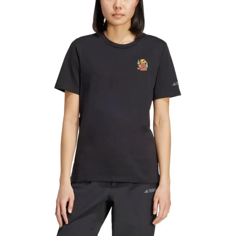 Adidas Terre POLYGIENE GRAPHIC T Shirt Unisex Black-5