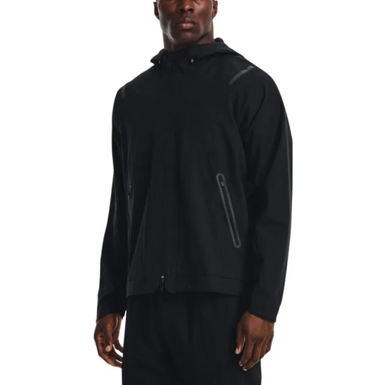 Under Armour UA Sun Protection Series Jackets Coats Men's Black Comes With Necklace-2