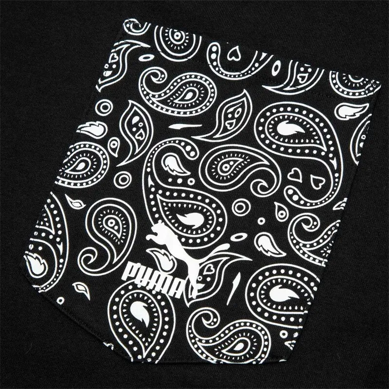 PUMA Set-in Sleeve T-Shirt Unisex Black-4