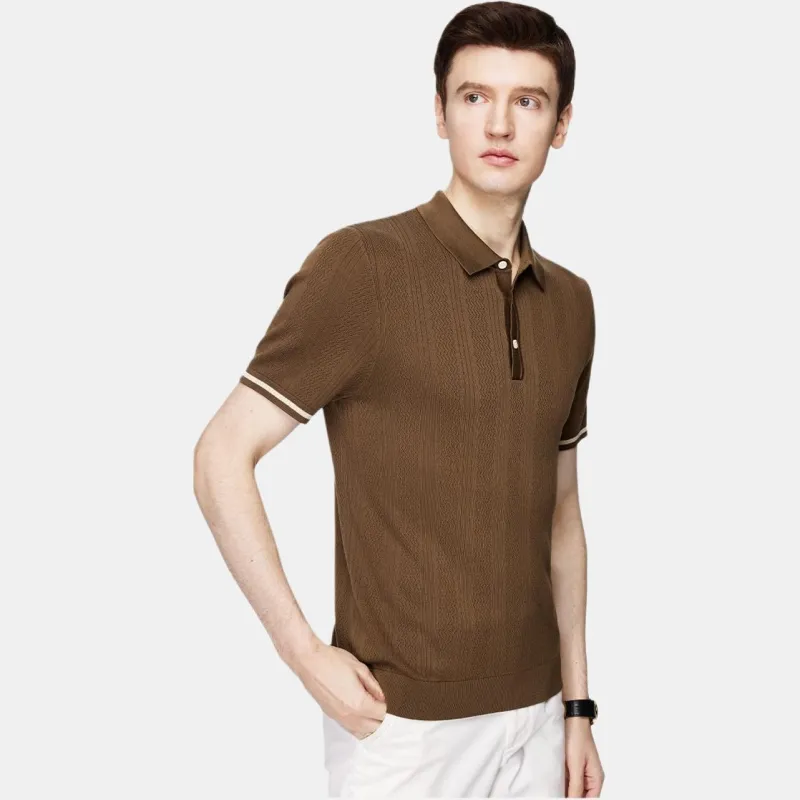 FIRS Polo Shirt Men's Smoke Brown-2