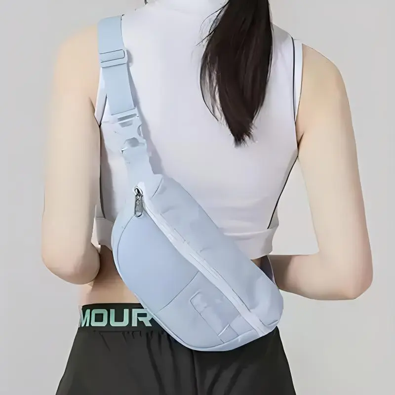 Under Armour Polyamide With Polyester One Shoulder Crossbody Fanny Pack Regular Unisex Blue-4