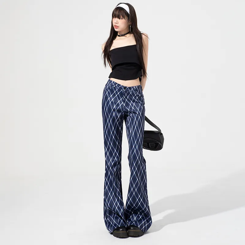 OROI Casual Pants Women's Navy Blue-2