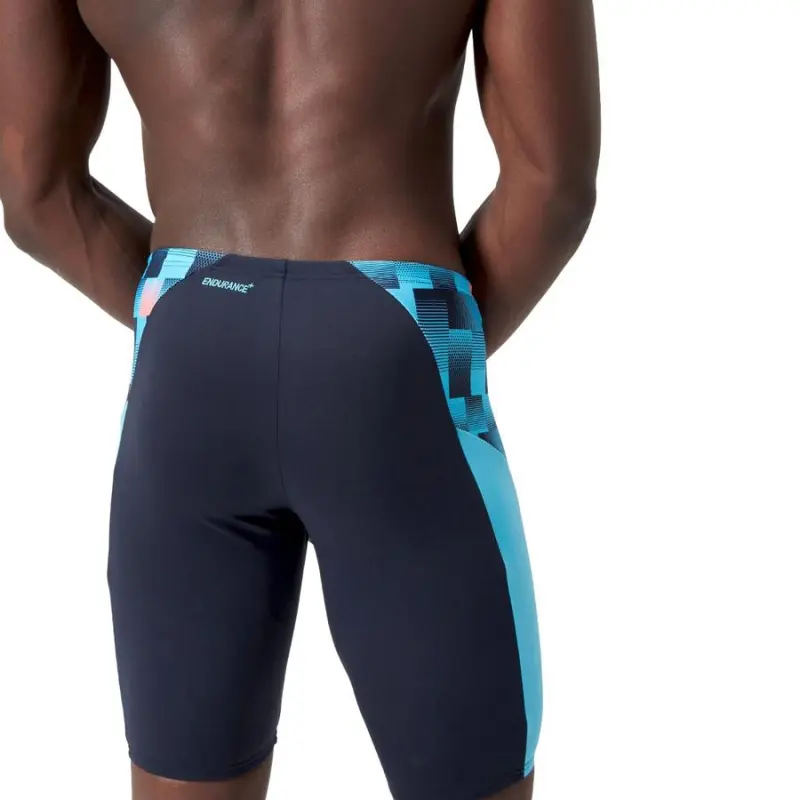 Speedo Endurance+ Max Splice Jammer Sports Shorts Men's Marine Blue-3
