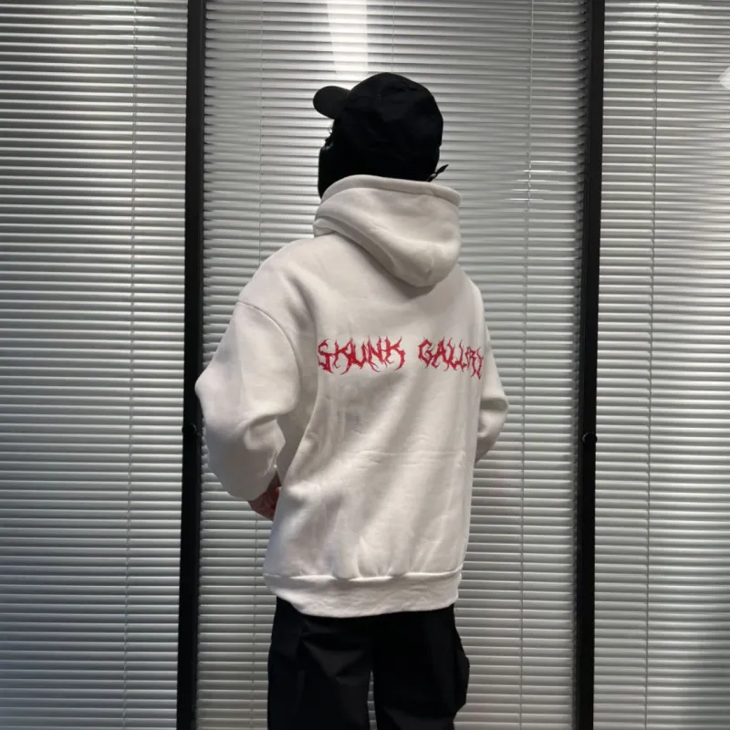 SKUNK GALLERY Sweatshirt Unisex White-4