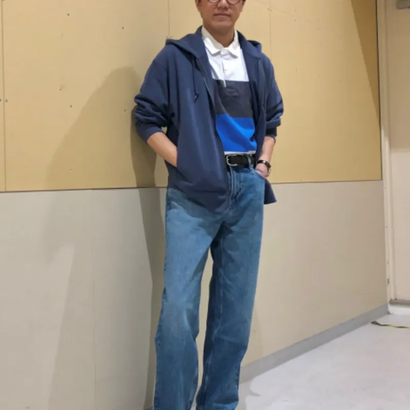 Jw Anderson X UNIQLO Sweatshirts Unisex Blue-1