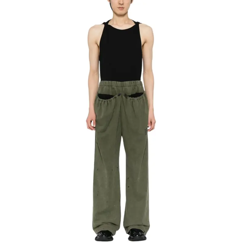 NATASHA ZINKO Drawstring pocket Track Pants-3