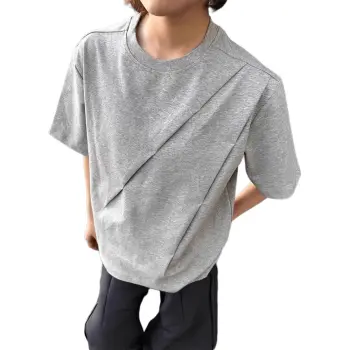 KVIV T Shirts Men Gray 