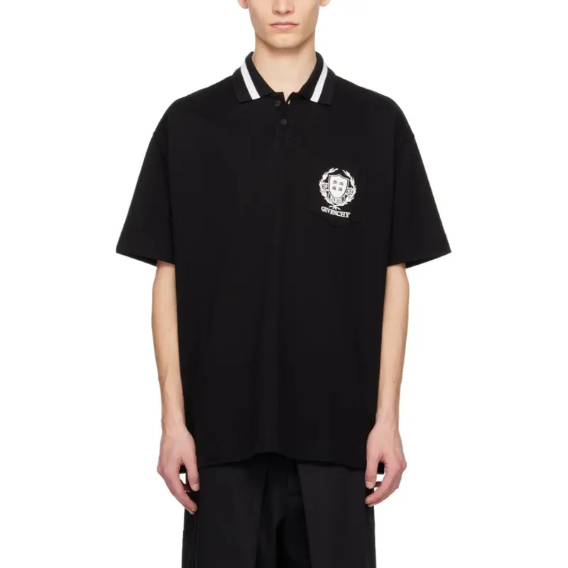 Givenchy Logo Embroidered Polo Shirt-3