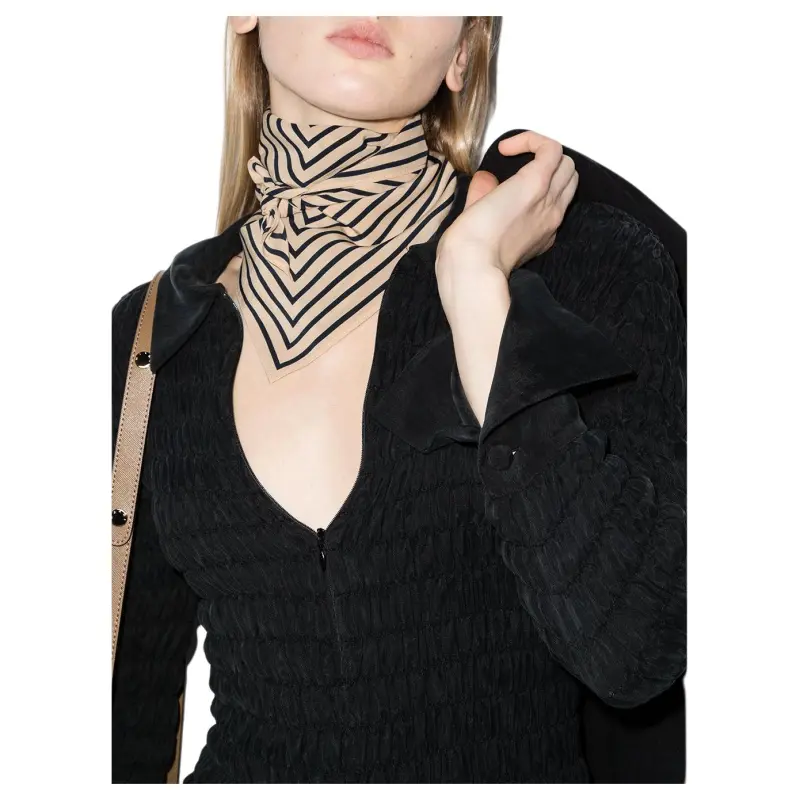 TOTEME Geometric Printed Finished Edge Scarf-4