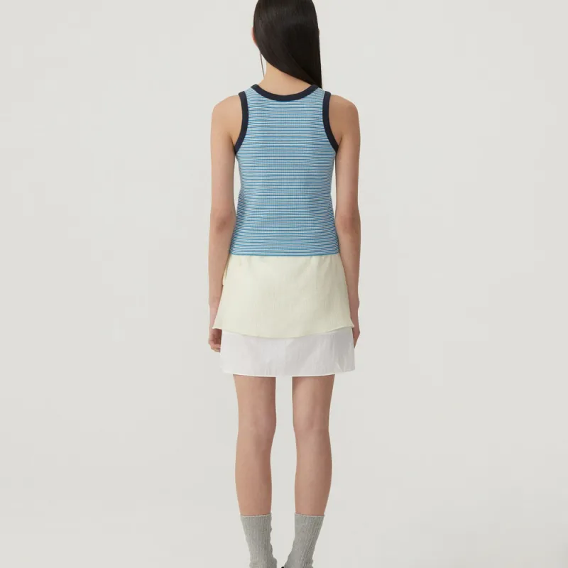 COVERNAT SS25 Tank Top Women's Blue-4