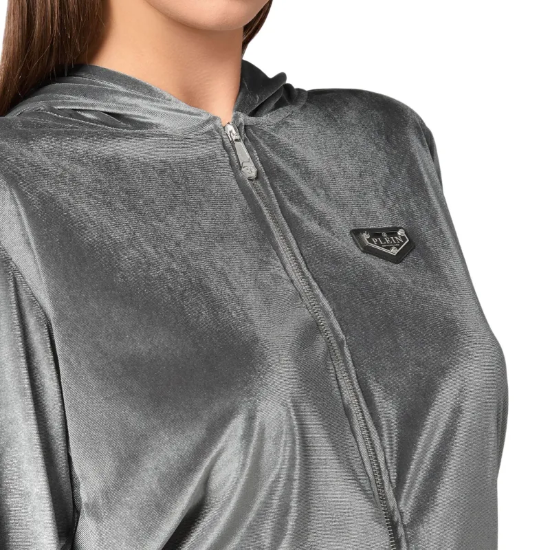 PHILIPP PLEIN Crystal Signature Hoodie-4