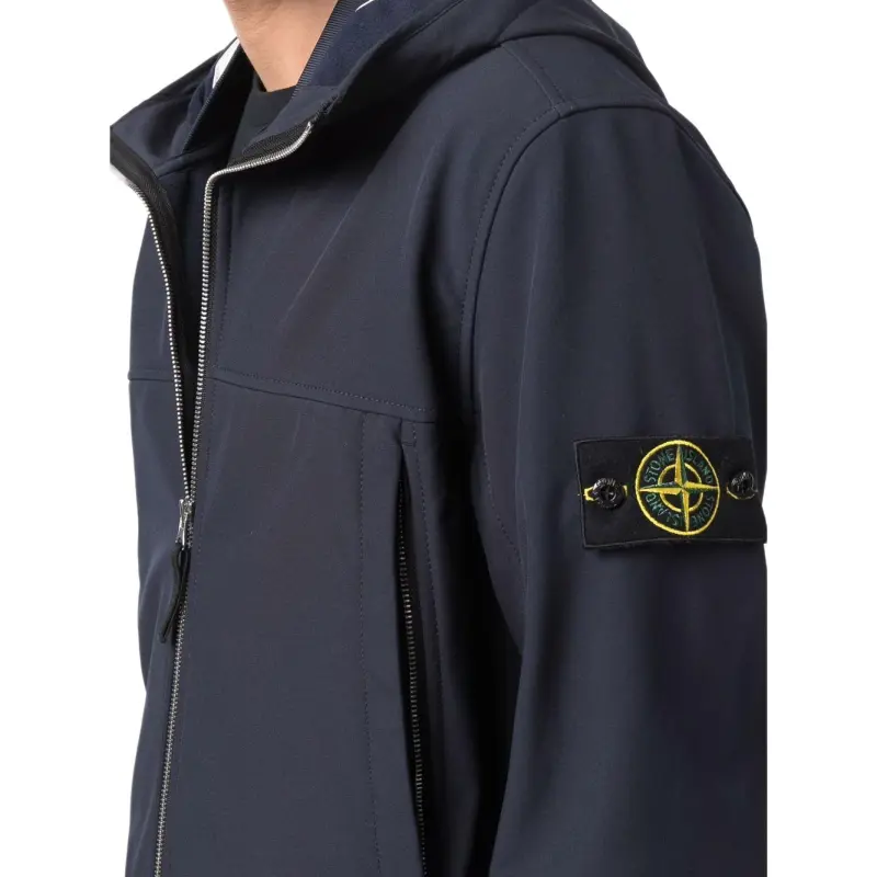 STONE ISLAND Jackets Men Blue-4