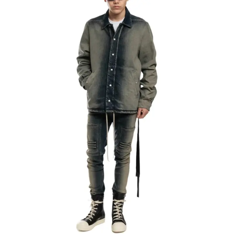 Rick Owens DRKSHDW Long sleeve Denim Jacket-2