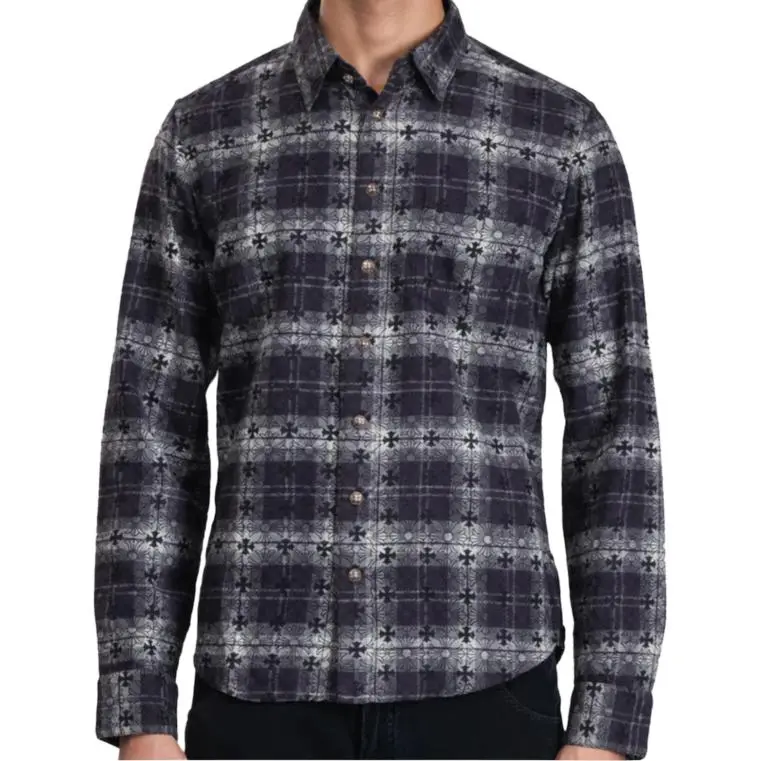 Chrome Hearts FW22 Shirt Unisex Dark Blue-3